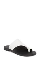 Women's Topshop Florence Toe Post Sandal .5us / 36eu M - White