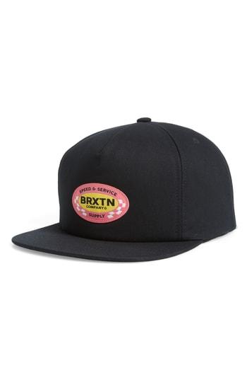 Men's Brixton Pomona Ball Cap - Black