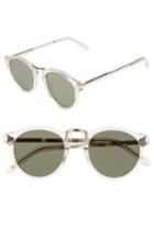 Women's Karen Walker X Monumental 49mm Polarized Sunglasses - Vintage Clear