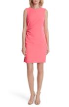 Women's Milly Sherry Ruched Sheath Dress - Pink