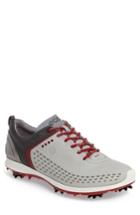 Men's Ecco 'biom' Hydromax Waterproof Golf Shoe -8.5us / 42eu - Grey