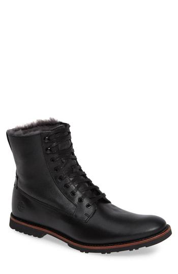 Men's Timberland Kendrick Genuine Shearling Boot M - Black