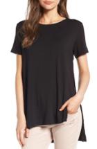 Women's Amour Vert Paola High/low Tee - Black