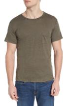 Men's Rails Garrett Linen T-shirt - Green
