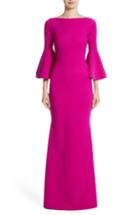 Women's Chiara Boni La Petite Robe Iva Bell Sleeve Gown Us / 40 It - Pink