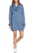 Women's Somedays Lovin Fading Light Cowl Neck Sweater Dress - Blue