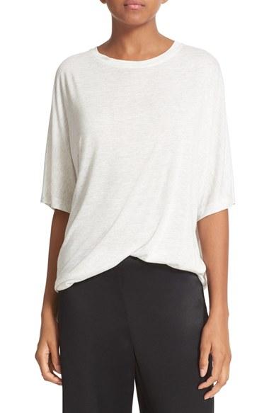 Women's Vince Dolman Sleeve Tee - White