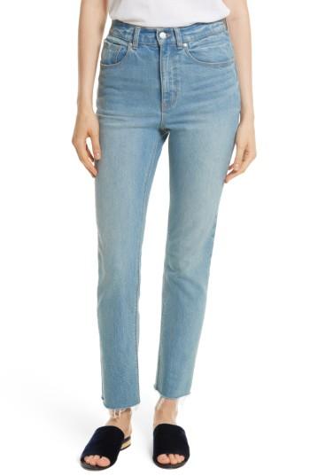 Women's La Vie Rebecca Taylor Ines High Waist Ankle Jeans - Blue