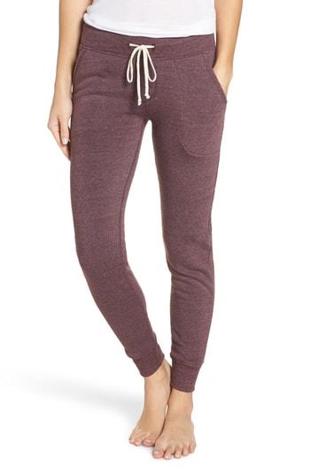 Women's Alternative Fleece Jogger Sweatpants, Size - Burgundy