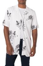 Men's Zanerobe Banksia Print Rayon Shirt - White