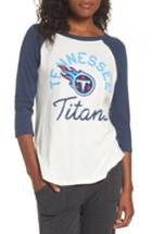 Women's Junk Food Nfl Tennessee Titans Raglan Tee - White