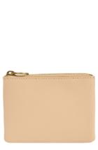 Madewell The Leather Pouch Wallet - Beige