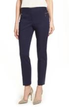Women's Chaus Dena Zip Pocket Ankle Pants - Blue