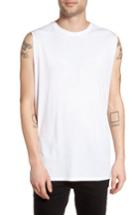 Men's The Rail Solid Muscle Tank - White