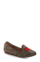 Women's Ed By Ellen Degeneres Embroidered Heart Flat M - Metallic
