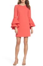 Women's Chelsea28 Tiered Bell Sleeve Shift Dress - Red