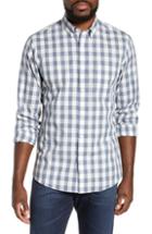 Men's Nordstrom Men's Shop Check Sport Shirt - Blue