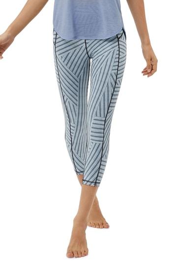 Women's Sweaty Betty Double Duty Reversible Crop Leggings - Blue