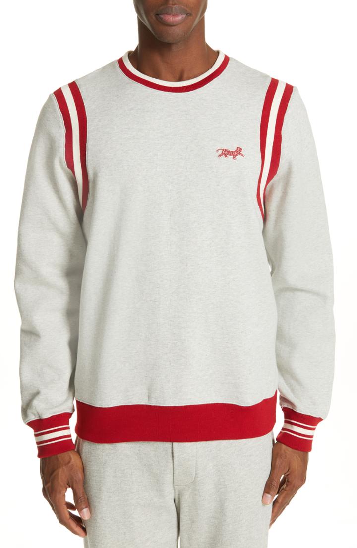 Men's Ovadia & Sons Varsity Sweatshirt - Grey