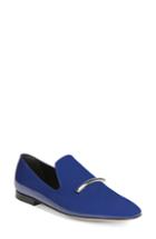 Women's Via Spiga Is Flat Loafer, Size 4.5 M - Blue