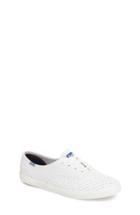 Women's Keds Champion Perforated Sneaker M - White
