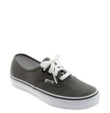 Women's Vans 'authentic' Sneaker .5 M - Grey