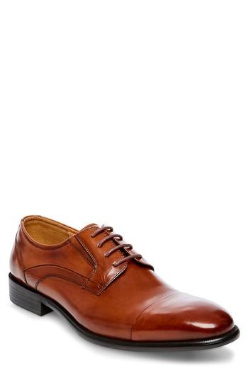 Men's Steve Madden Carlo Cap Toe Derby .5 M - Brown