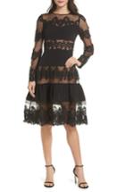 Women's Bronx And Banco Flamenco Lace Fit & Flare Dress Us / 6 Au - Black