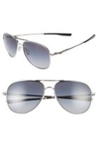 Men's Oakley Elmont 61mm Polarized Aviator Sunglasses - Silver