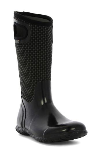 Women's Bogs 'north Hampton' Waterproof Rain Boot M - Black