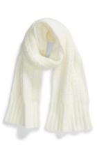 Women's Michael Michael Kors Cable Knit Muffler, Size - Ivory
