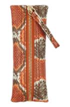 Kelly Wynne Zip Privacy Pouch - Orange