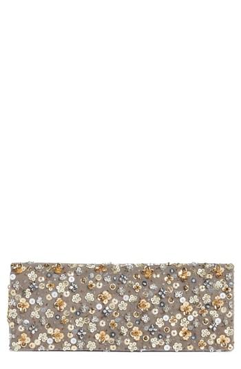 Area Stars Sia Beaded Clutch - Metallic