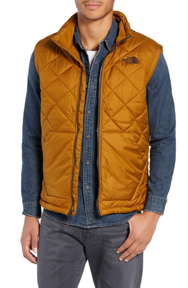 Men's The North Face Cervas Water Repellent Heatseeker(tm) Insulated Vest - Brown