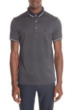 Men's Emporio Armani Cotton Polo Shirt, Size - Blue