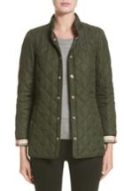 Women's Burberry Pensham Quilted Jacket - Green
