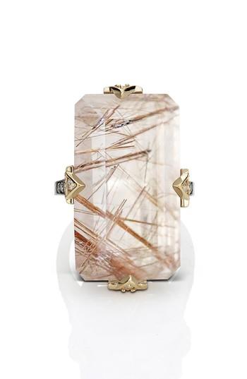Women's Maniamania Phenomena Quartz And Diamond Cocktail Ring