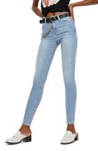 Women's Topshop Jamie Skinny Jeans W X 30l (fits Like 24w) - Blue