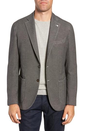 Men's L.b.m 1911 Classic Fit Cotton Blazer Us / 48 Eu R - Grey