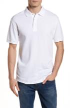 Men's French Connection Ampthill Pebble Knit Polo - White