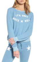 Women's Dream Scene It's Only Rock 'n' Roll Sweatshirt, Size - Blue