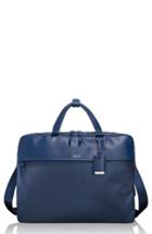 Tumi Westport Slim Nylon & Leather Briefcase - Blue