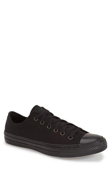 Men's Converse Chuck Taylor All Star Ii 'ox' Canvas Sneaker M - Black