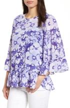 Women's Michael Michael Kors Springtime Floral Top - Purple