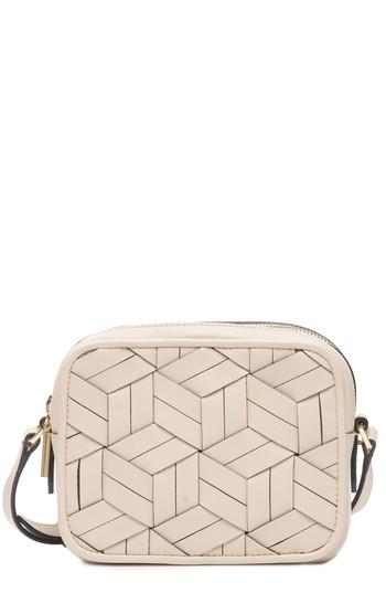 Welden Explorer Woven Leather Camera Bag - Ivory