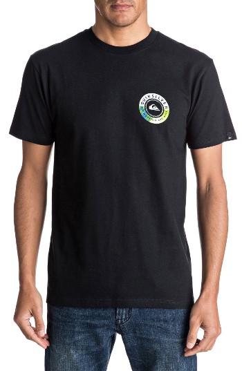 Men's Quiksilver Full Moon Graphic T-shirt - Black