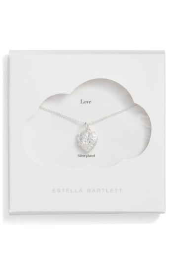 Women's Estella Bartlett Engraved Heart Locket Necklace