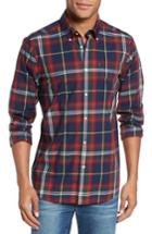 Men's Barbour Oscar Trim Fit Plaid Sport Shirt