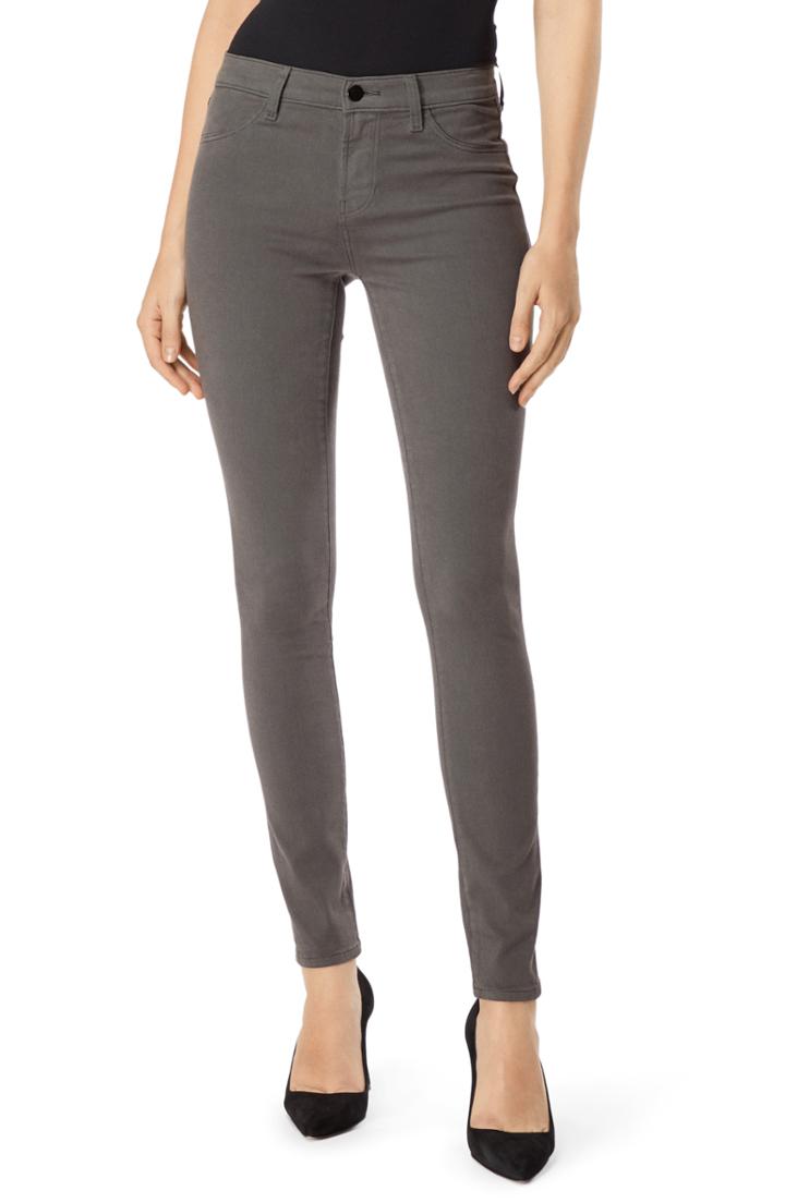Women's J Brand 485 Mid Rise Skinny Jeans - Black
