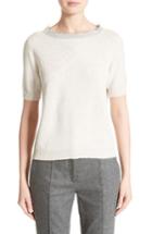 Women's Fabiana Filippi Wool, Silk & Cashmere Sweater Us / 40 It - White